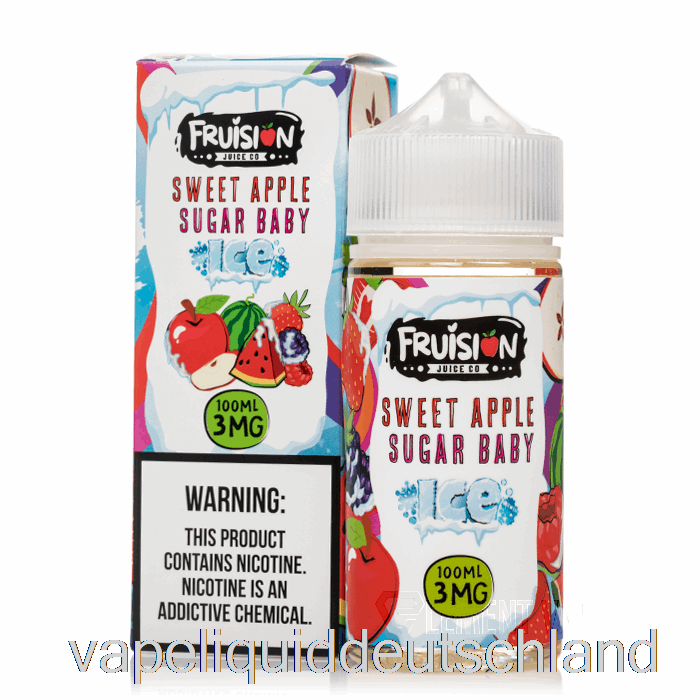 Eisgekühlter, Süßer Apfelzucker, Baby – Fruchtsaft-Co – 100 Ml, 0 Mg Vape-Flüssigkeit